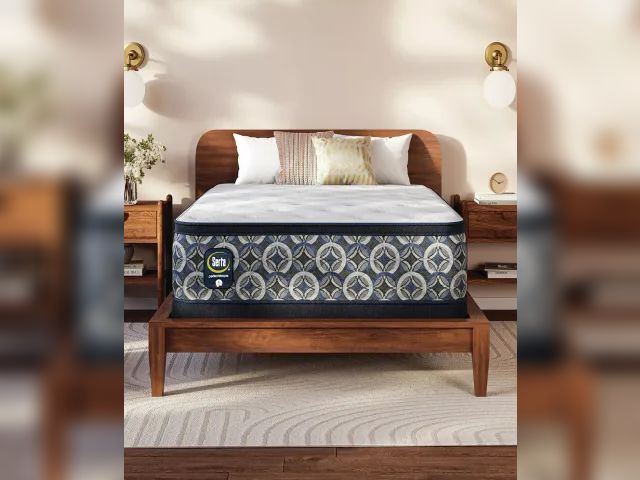 Serta Perfect Sleeper Cascade Canyon 14" Medium Pillow Top Mattress, Queen