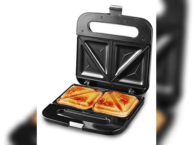 Elite Gourmet ESM2207XSS Sandwich & Panini Maker