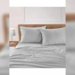 SleepRX 300 Thread Count 4-Pc. Sheet Set, Cotton-Bamboo - Lunar Rock Size: Full — photo 1
