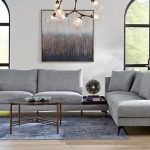 Chateau d'Ax Light blue/gray Long Island Sectional — photo 1