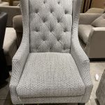 Queenstin 29 Fabric Tufted Wing Chair, Created for Macy's — photo 6