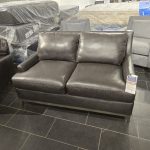 Klaussner Distinctions Luca 65" Leather Loveseat – Dark Brown — photo 2