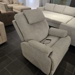 Flexsteel Zecliner Power Lift Sleep Recliner – Power Headrest & Lumbar – Light Gray — photo 3