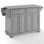 Crosley Furniture Alexandria Granite Top Kitchen Island/cart — photo 2