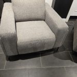 Macy’s Nevio 39" Fabric Power Recliner Chair with Power Headrests – Gray — photo 3