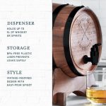 Studio Mercantile Miniature Wood Whiskey Barrel Dispenser — photo 2