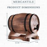 Studio Mercantile Miniature Wood Whiskey Barrel Dispenser — photo 4