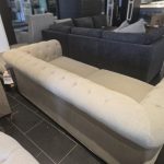 Martha Stewart for Macy’s Tufted Chesterfield Fabric Sofa – Rolled Arms | Cream / Beige — photo 6