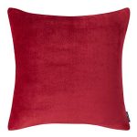 Ultra Soft Plush Solid 1-Piece Red Microfiber European Sham — photo 3